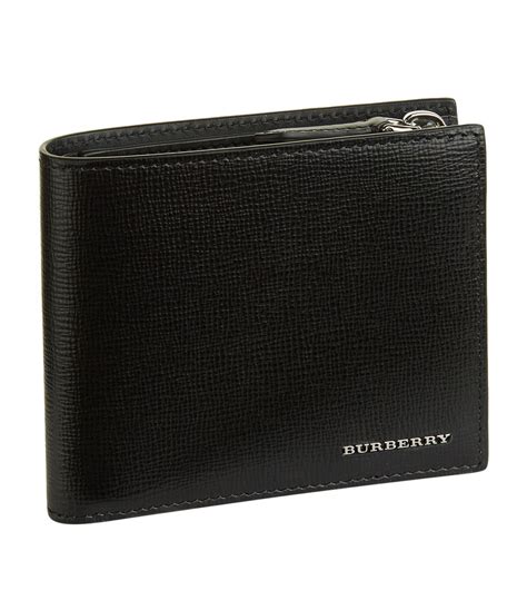 black burberry wallet|burberry men's wallet black.